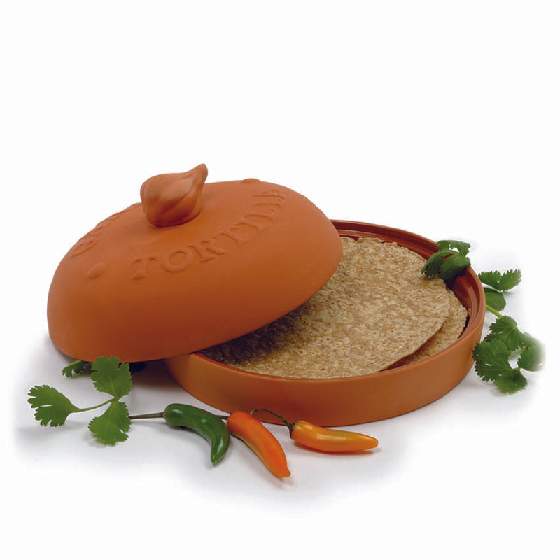 Norpro Terra Cotta Garlic Baker/Tortilla Warmer