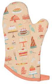 Now Designs Printed Oven Mitts set/2 (1)