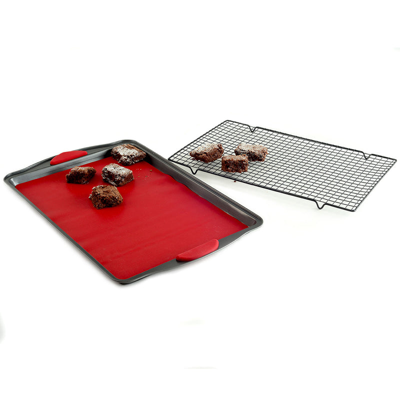 Norpro Baking Sheet W/Sili Mat & Cooling Rack