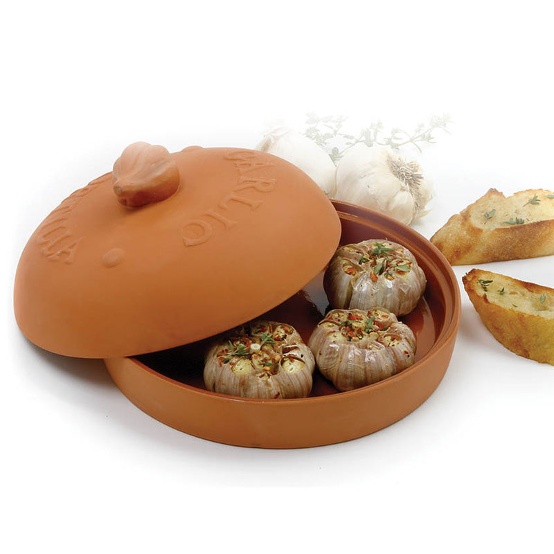 Norpro Terra Cotta Garlic Baker/Tortilla Warmer