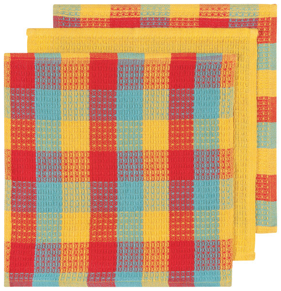Now Designs Check Dishcloths Set/3