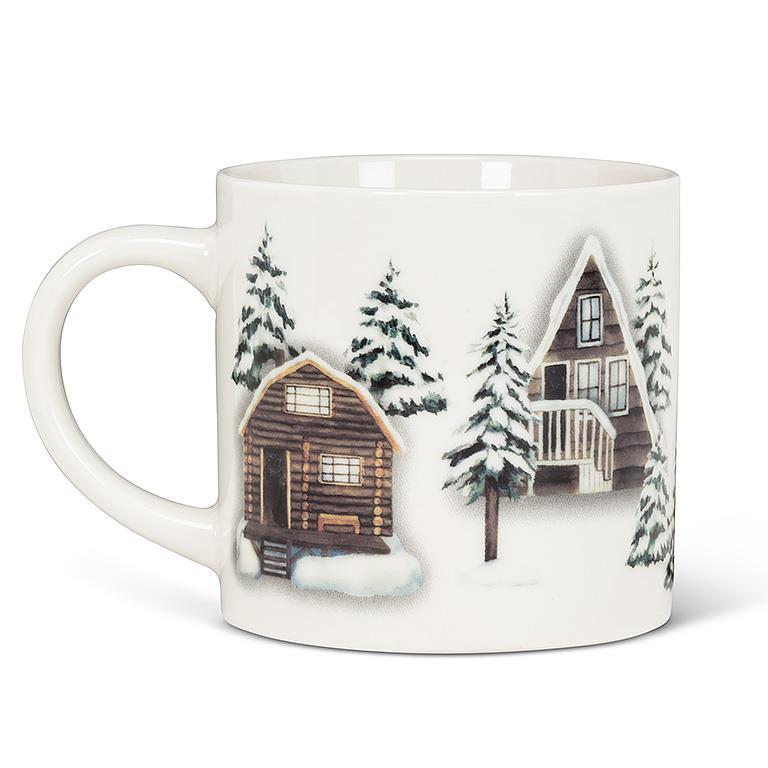 Abbot Winter Cabins Mug