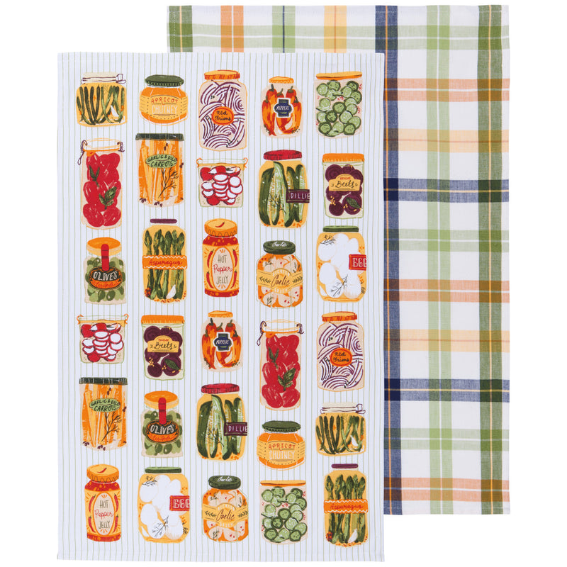 Now Designs  Printed & Woven Dishtowels Set/2