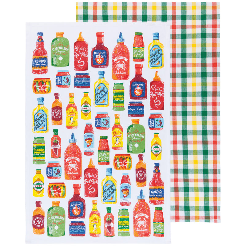 Now Designs  Printed & Woven Dishtowels Set/2