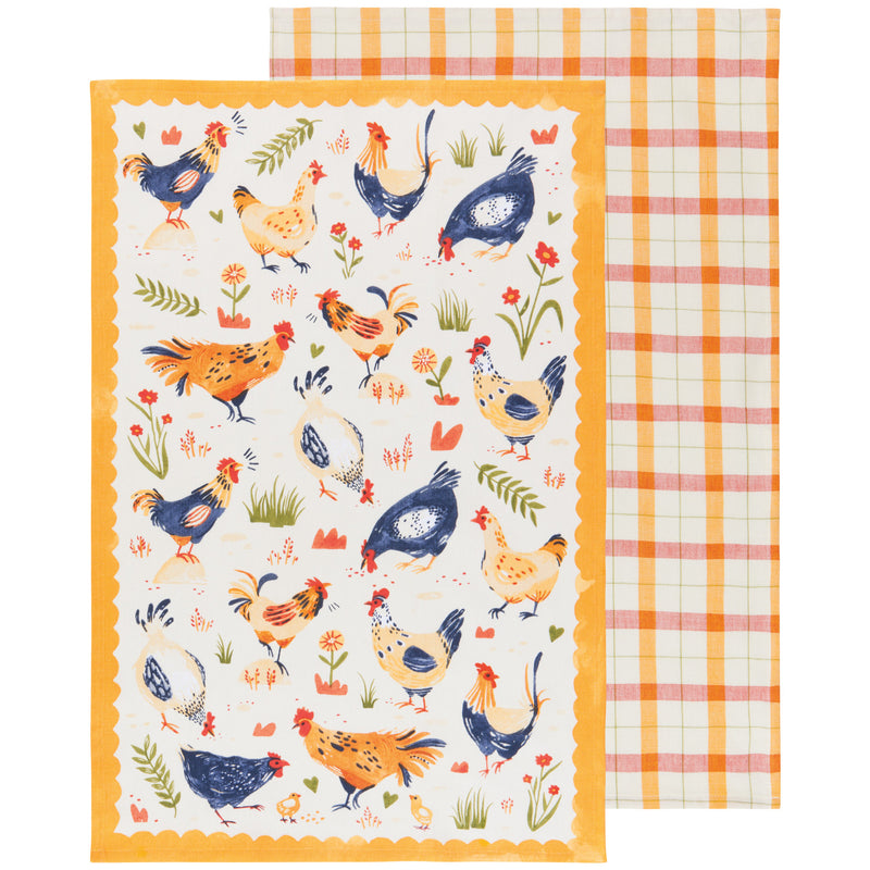Now Designs  Printed & Woven Dishtowels Set/2