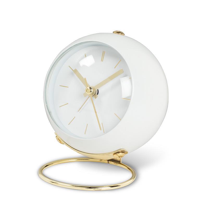 Abbott Ball Alarm Clock with Loop Stand