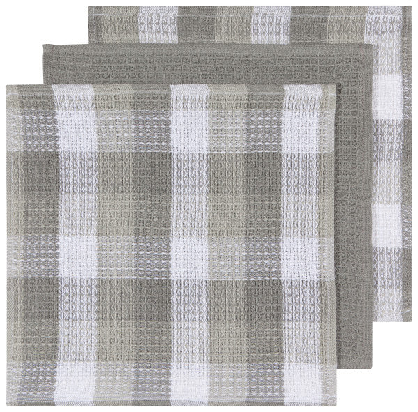 Now Designs Check Dishcloths Set/3