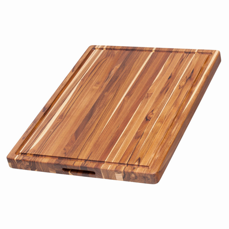Teakhaus Traditional Carving Board W/Handgrip & Juice Canal