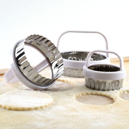 NorPro Scalloped Biscuit/Cook Cutter, set of 3