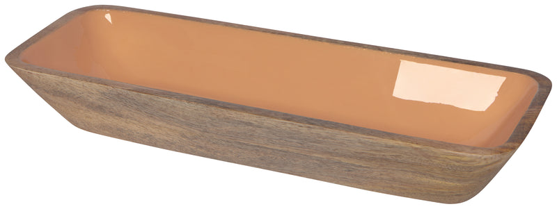 Heirloom Mango Wood Rectangle Bowl