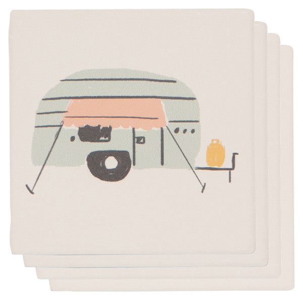 Now Designs Soak-Up Coasters set of four in a gift box