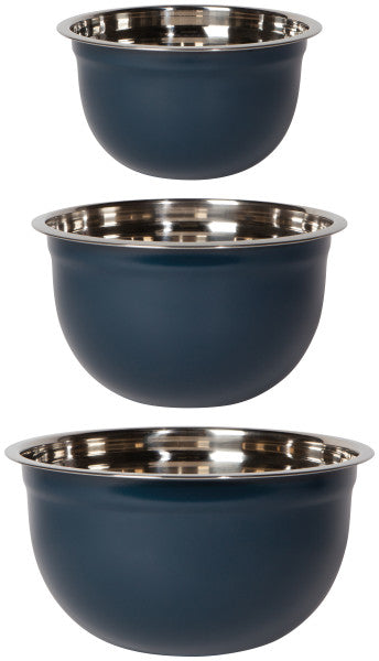 Now Designs Matte Steel Mixing Bowls Set/3