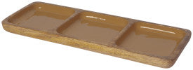 Heirloom Mango Wood Divided Dish