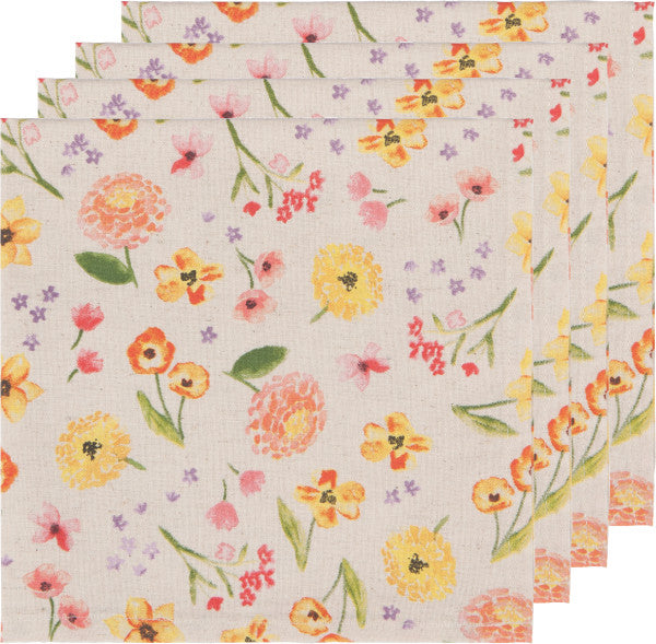 Now Designs Printed Napkin Set/4