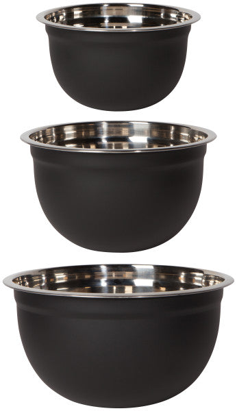 Now Designs Matte Steel Mixing Bowls Set/3