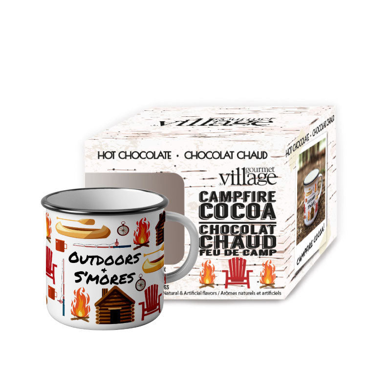 Gourmet Village Mug w/ Hot Chocolate set