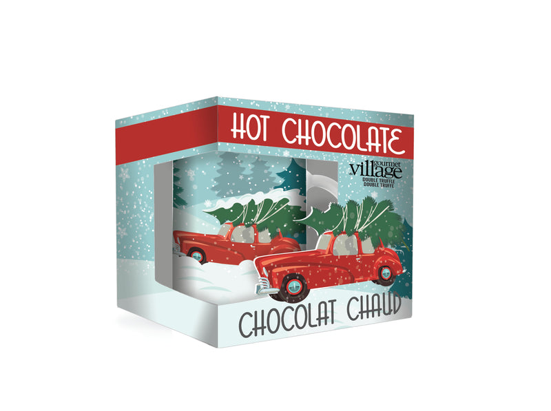 Gourmet Village Mug w/ Hot Chocolate set