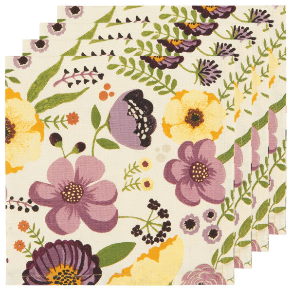 Now Designs Printed Napkin Set/4