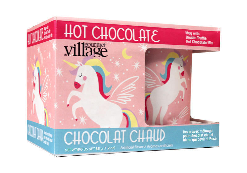 Gourmet Village Mug w/ Hot Chocolate set