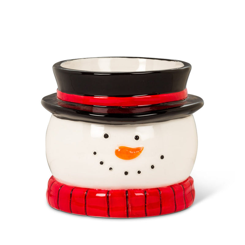 Abbott Christmas Planters - Snowmanhead