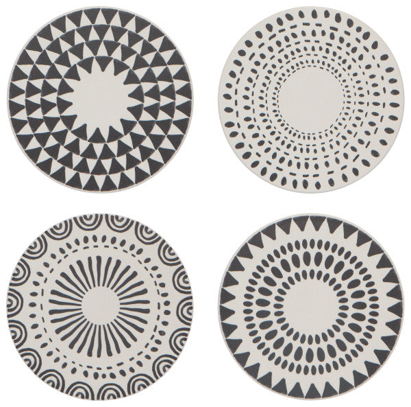 Now Designs Soak-Up Coasters set of four in a gift box