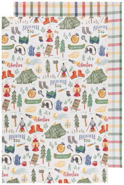 Now Designs  Printed & Woven Dishtowels Set/2