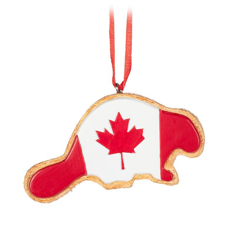 Abbott Canada Flag Animal Cookies Ornament