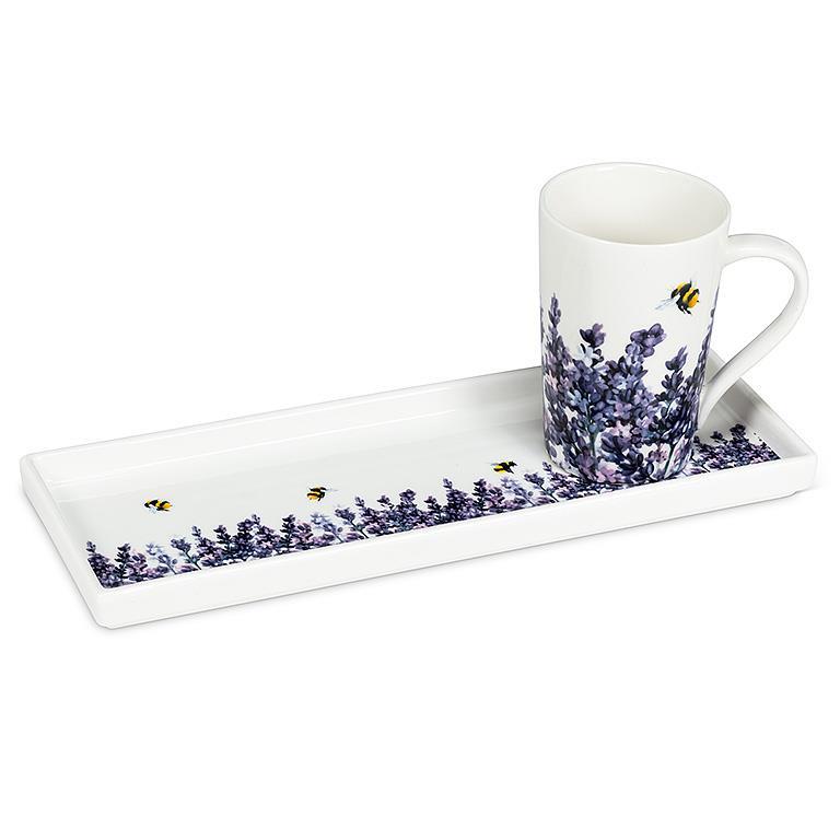 Abbott Designed Lavender & Bees Tall Mug