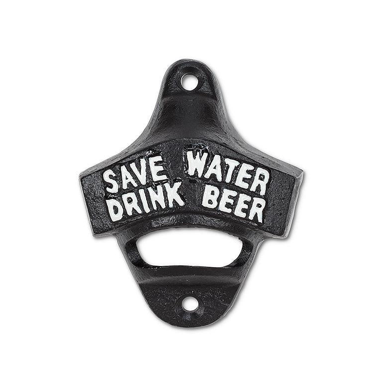 "Save Water/Drink Beer" Wall Bottle Opener