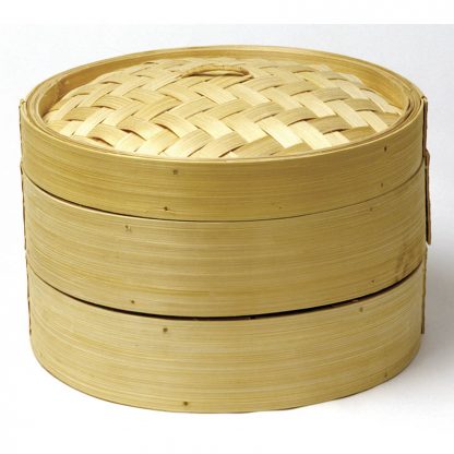 Norpro 2 Tier Bamboo Steamer W/Lid