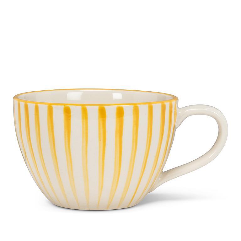 Abbott Designed  Striped Latte Mug