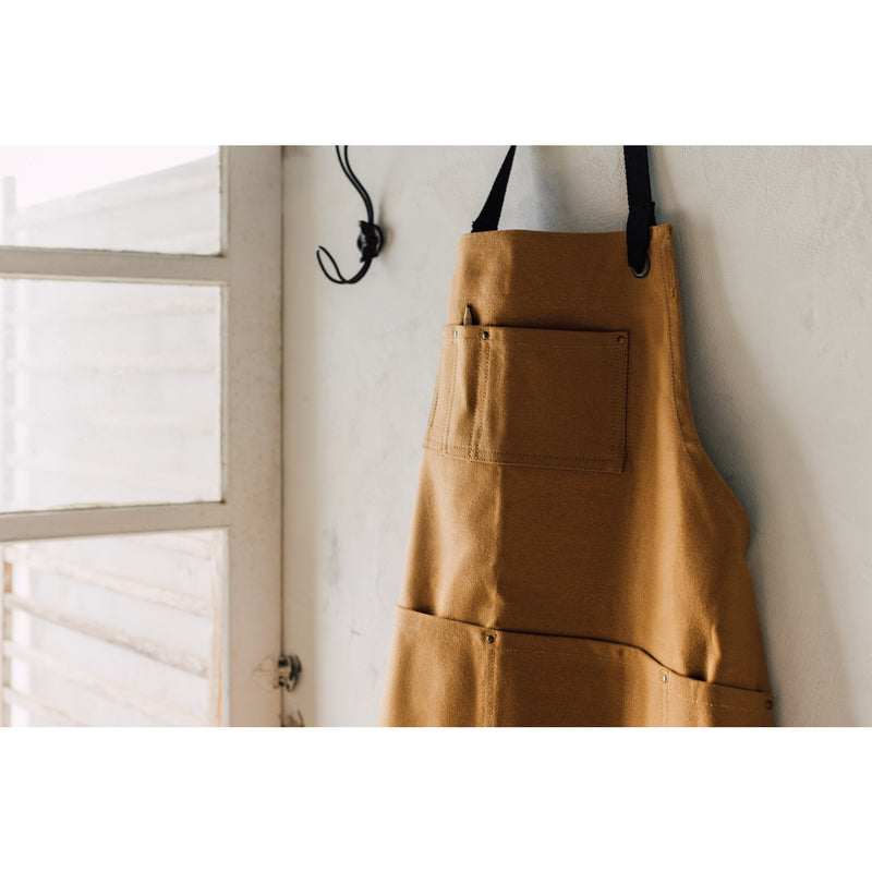 Heirloom Danica Mason Apron - Brown