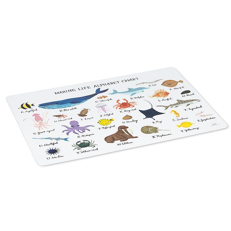 Abbott Marine Life Alphabet Placemat