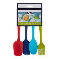 RSVP Mini Silicone Tool Set/4