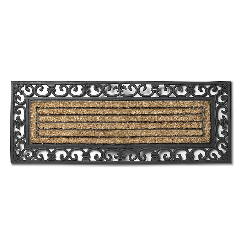 Grill Double Doormat with Border