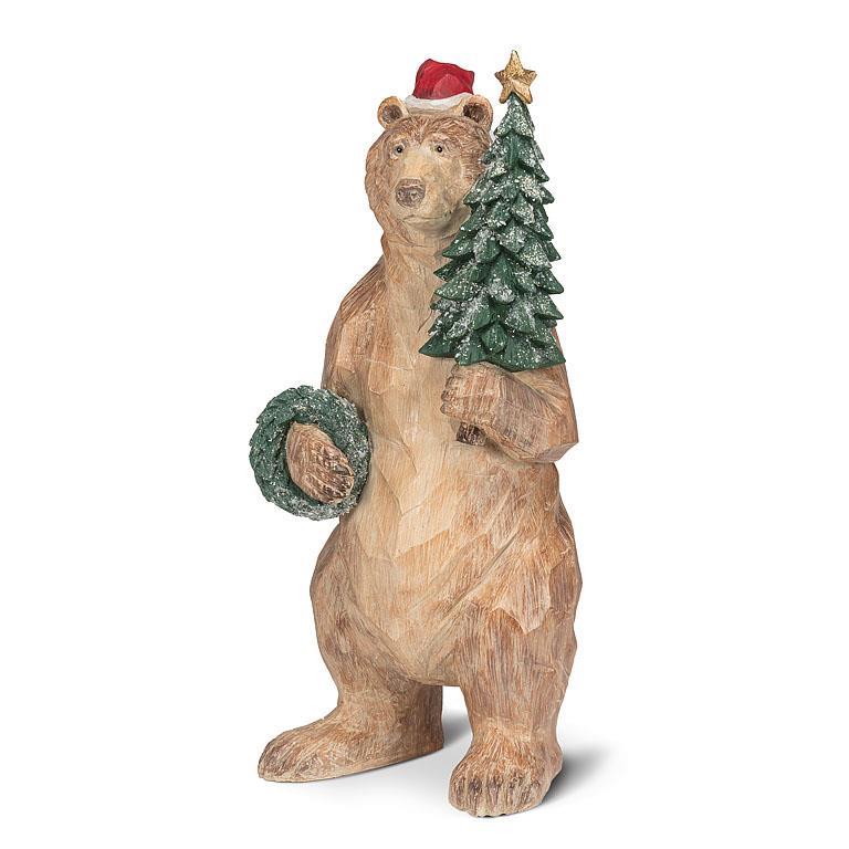 Abbott Large Standing Bear w/Tree