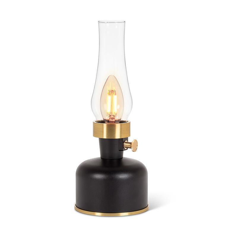 Abbott Lantern LED Lamp with Chimney-Black