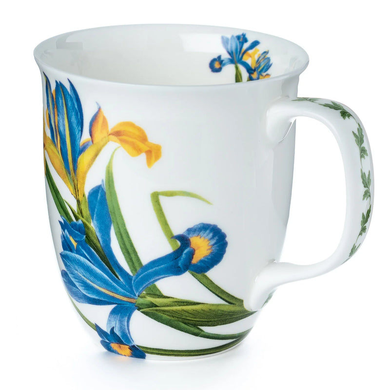 Mcintosh Garden Iris Bontanical Flowers Java Mug