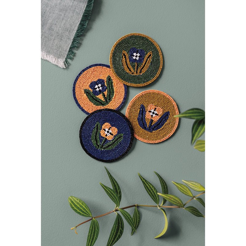 Danica Studio Beaded Coaster Set/4 - Teppi