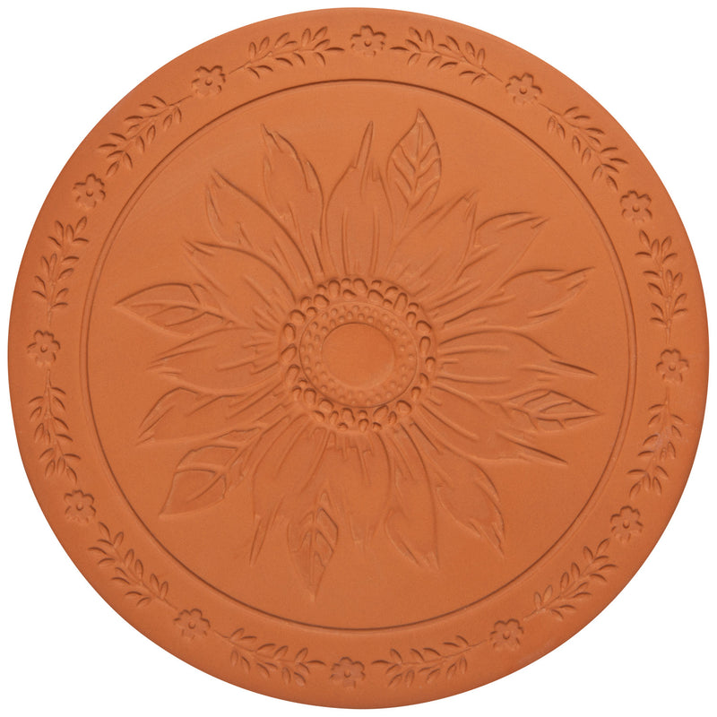 Now Designs Sunflower Splendor Terracotta Bread Warming Stone