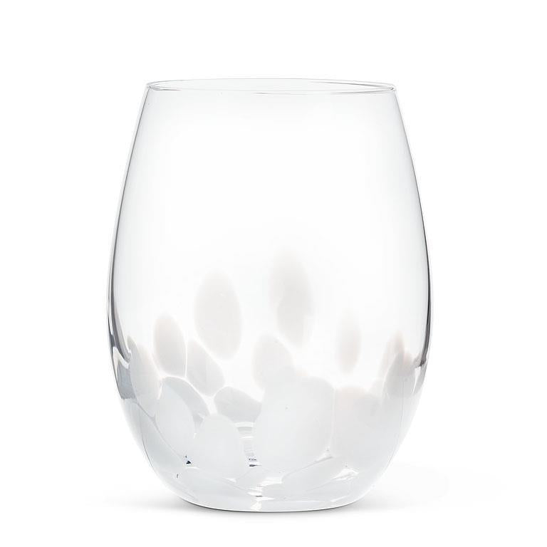 Abbott Fused Dots Stemless Wine Glass