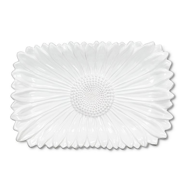 Abbott Large Rectangle Flower Platter