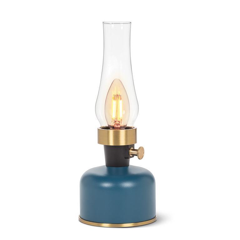 Abbott Lantern LED Lamp with Chimney-Blue