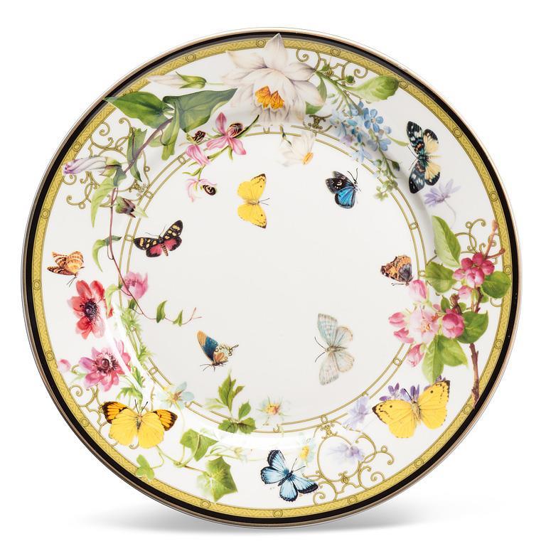 Abbott Exclusive Butterfly Garden Cake Plate