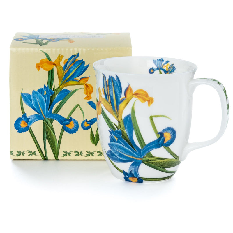Mcintosh Garden Iris Bontanical Flowers Java Mug