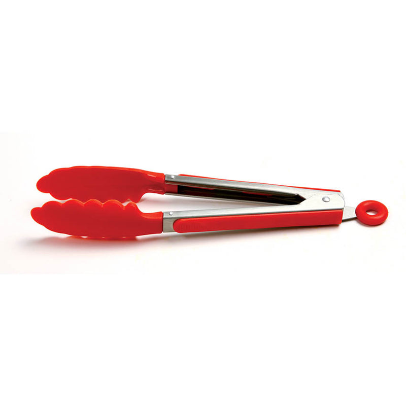 Norpro Grip-EZ 9 Tongs w/Nylon-Red