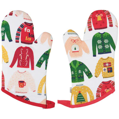 Jubilee Danica Cristmas Oven Mitts Set/2