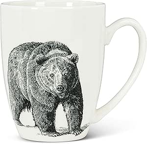 Abbott Pen & Ink Bear Mug