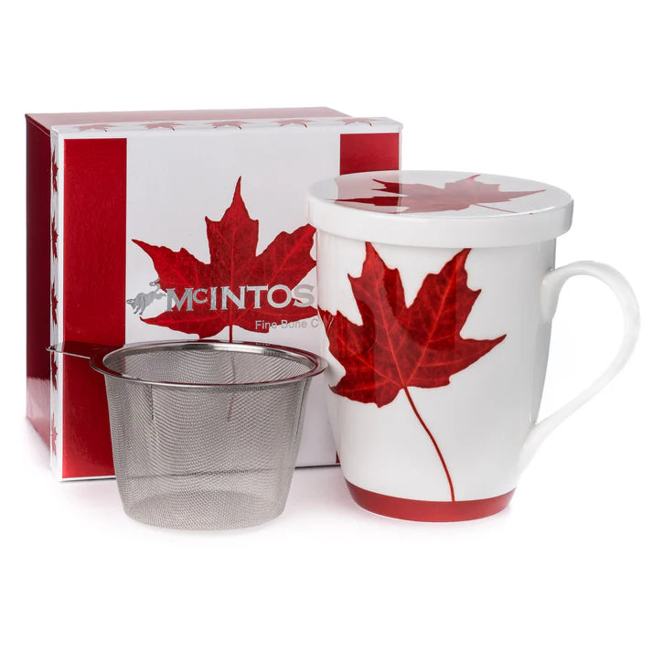 Mcintosh Memories of Canada Tea Mug W/Lid