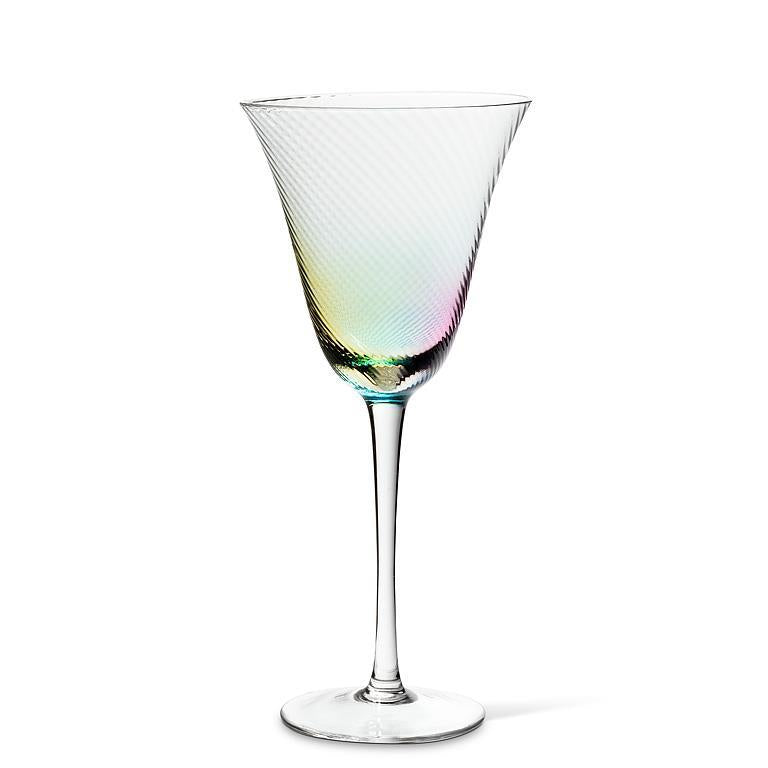 Abbott Rainbow Splash Wine 
Glass